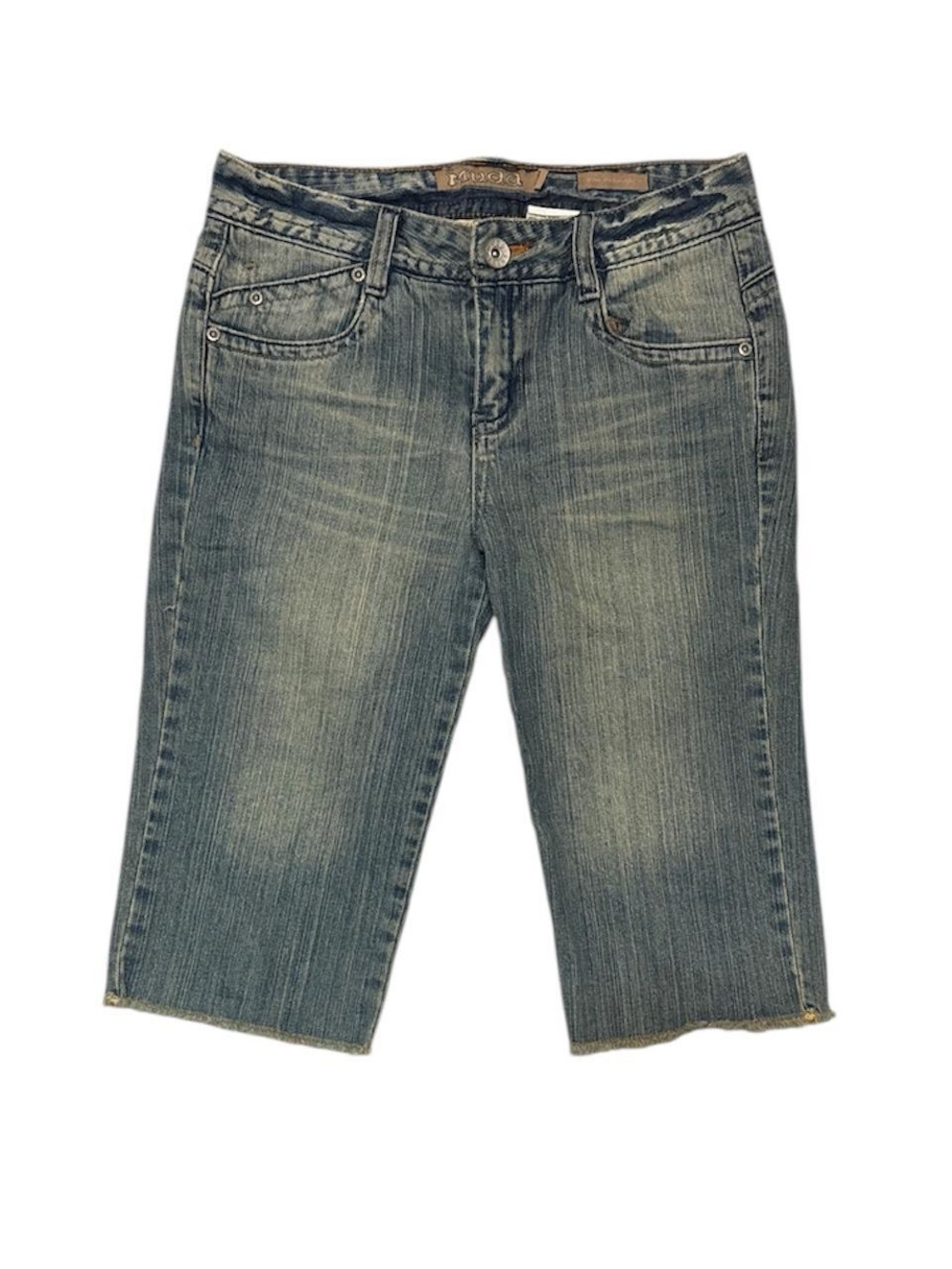 Vintage Y2K Low rise Denim Mudd Capri Shorts